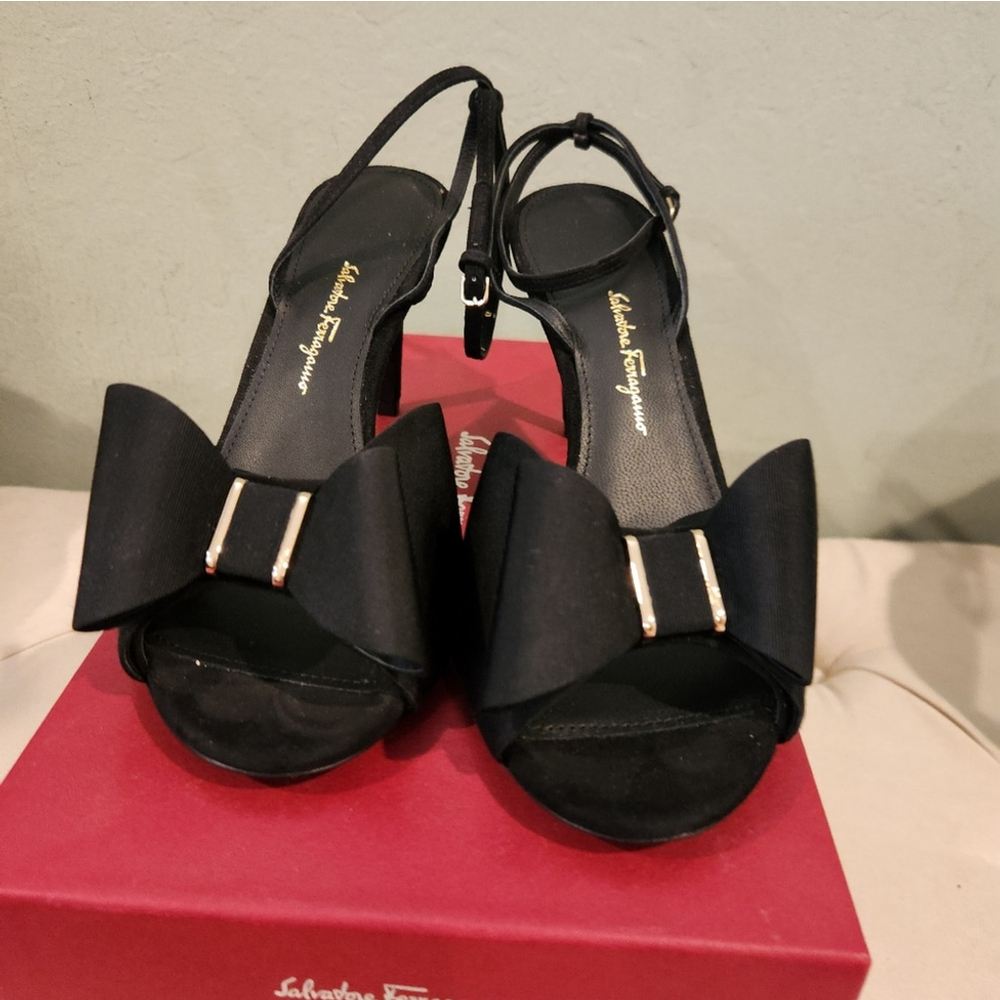 NWB Salvatore Ferragamo Ankle Strap Heels - Picture 10 of 11